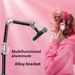 Extensionable Desktop Tablet Computer Stand with Multiple Sections and Bases - Teleplus extensionable desktop tablet