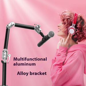 Extensionable Desktop Tablet Computer Stand with Multiple Sections and Bases - Teleplus extensionable desktop tablet