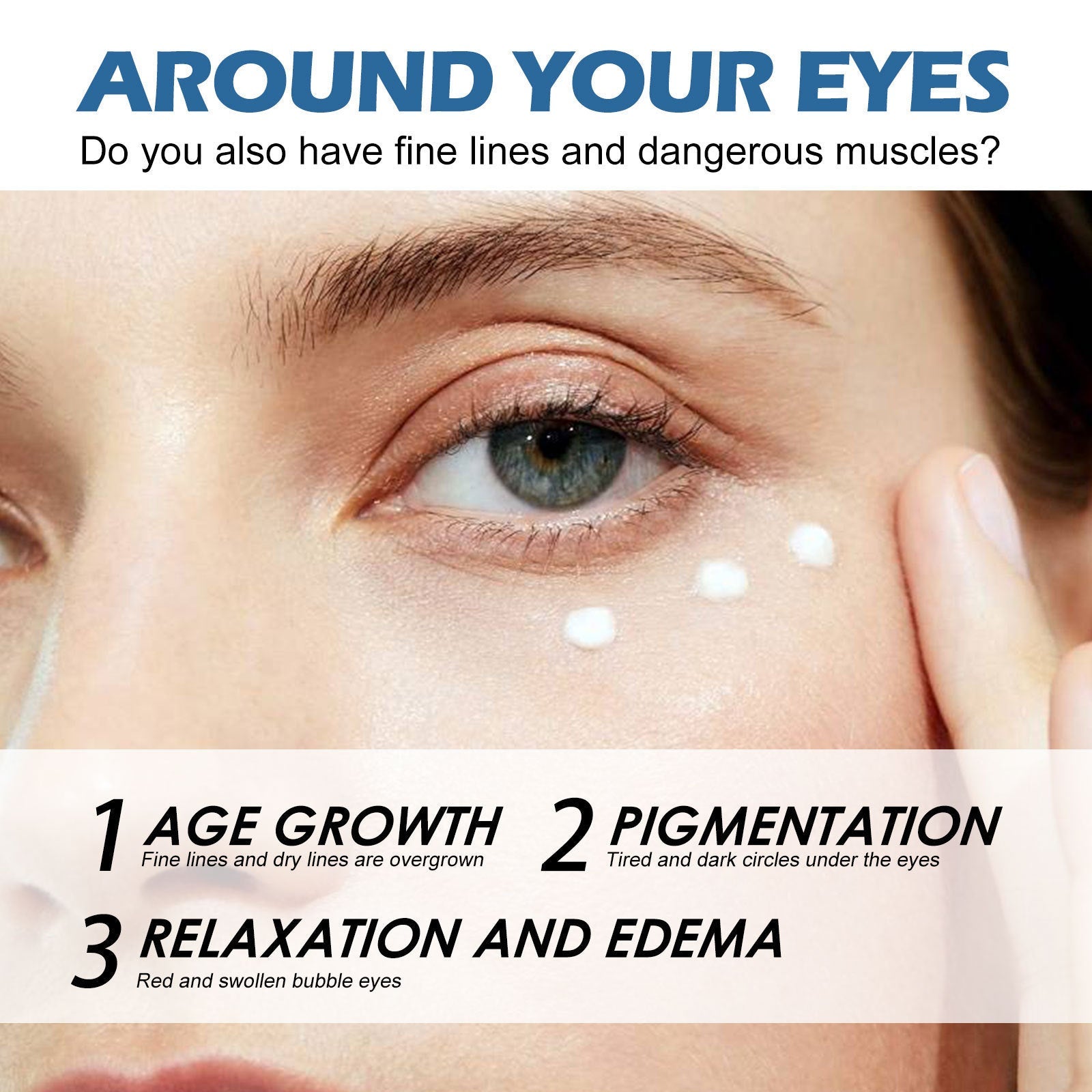 Eye and Neck Cream to Fade Fine Lines Improve Skin Elasticity - Teleplus eye neck cream fade skin fine lines