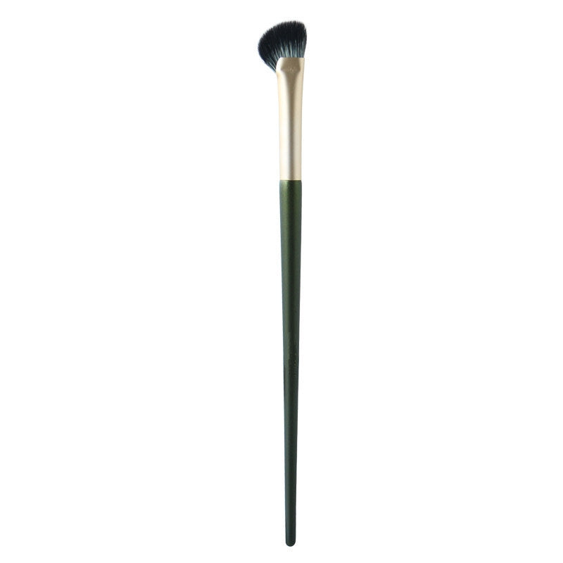Eye Contour Brush with Oblique Sickle Shape for Precise Makeup Application - Teleplus sickle eye contour brush oblique