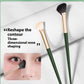 Eye Contour Brush with Oblique Sickle Shape for Precise Makeup Application - Teleplus sickle eye contour brush oblique
