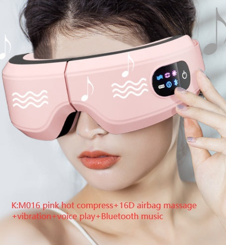 Eye Massager Air Pressure Vibration Eye Protector Bluetooth Eye Massage Relax Migraines Relief Improve Sleep - Snooze