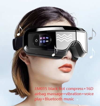 Eye Massager Air Pressure Vibration Eye Protector Bluetooth Eye Massage Relax Migraines Relief Improve Sleep - Snooze