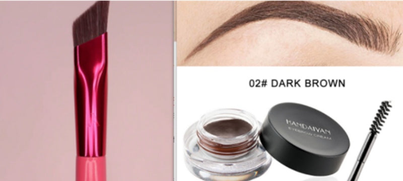 Eyebrow Dyeing Cream with Brush for Fade Vignetting Color and - Teleplus fade vignetting color eyebrow dyeing cream