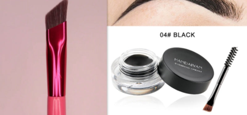 Eyebrow Dyeing Cream with Brush for Fade Vignetting Color and - Teleplus fade vignetting color eyebrow dyeing cream