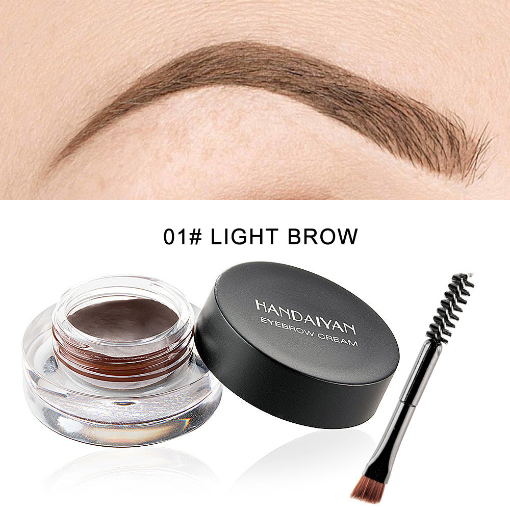 Eyebrow Dyeing Cream with Brush for Fade Vignetting Color and - Teleplus fade vignetting color eyebrow dyeing cream