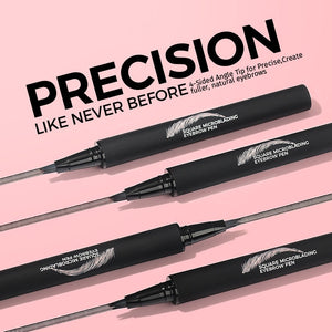 Eyebrow Pencil Set with Black Gray and Brown Shades for Precise Brows - Teleplus eyebrow pencil set precise brows brown