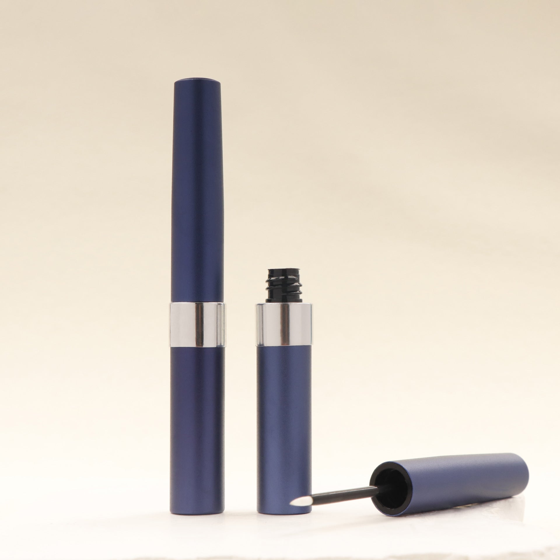 Eyelash Growth Serum 5ml Blue Brush Black Gold Silver Bubble Head Aluminum Tube - blue eyelash growth