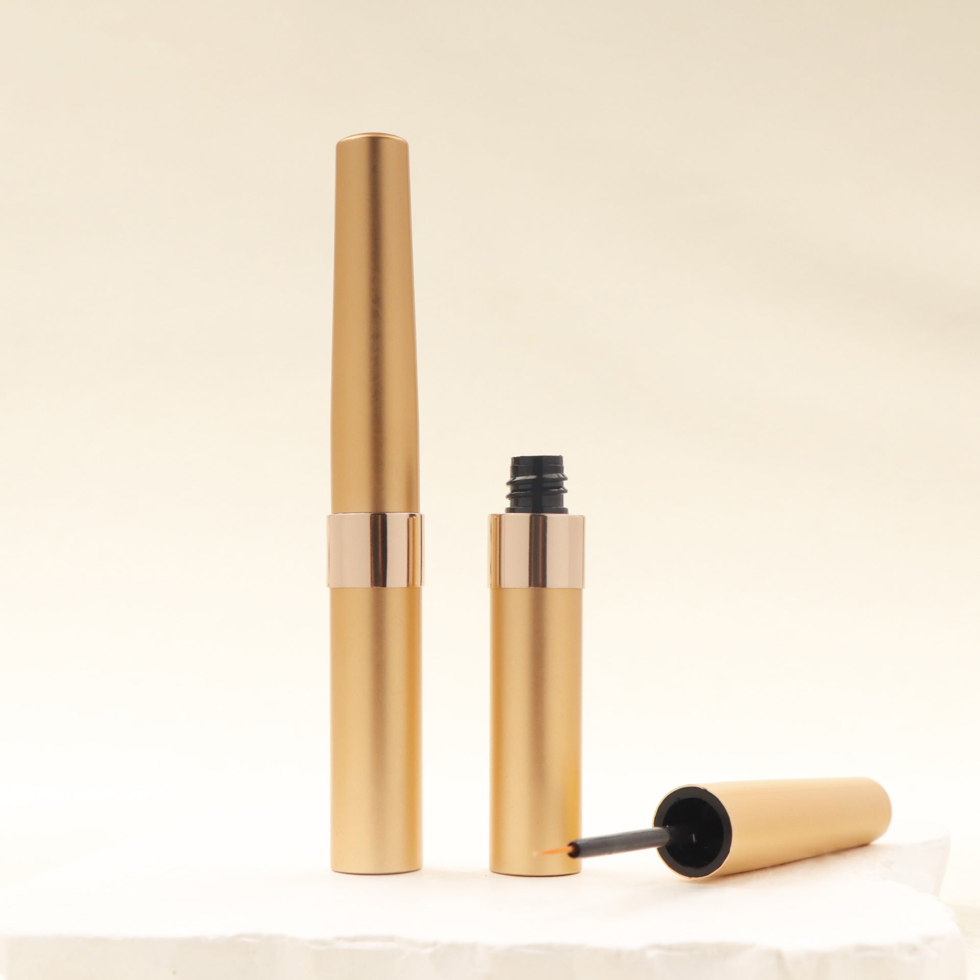 Eyelash Growth Serum 5ml Blue Brush Black Gold Silver Bubble Head Aluminum Tube - blue eyelash growth