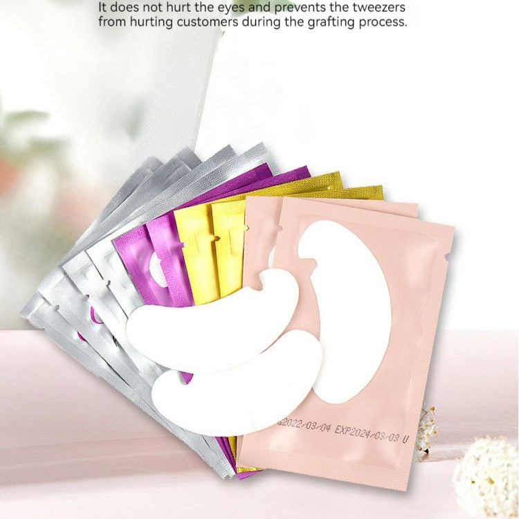 Eyelash Hydrogel Pearlescent Patch in Gold Pink Purple Fox Packaging - Teleplus Planting planting eyelash hydrogel