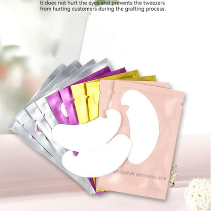 Eyelash Hydrogel Pearlescent Patch in Gold Pink Purple Fox Packaging - Teleplus Planting planting eyelash hydrogel