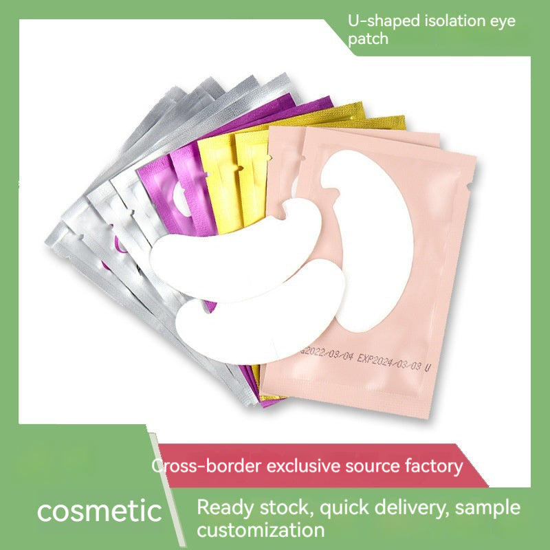 Eyelash Hydrogel Pearlescent Patch in Gold Pink Purple Fox Packaging - Teleplus Planting planting eyelash hydrogel