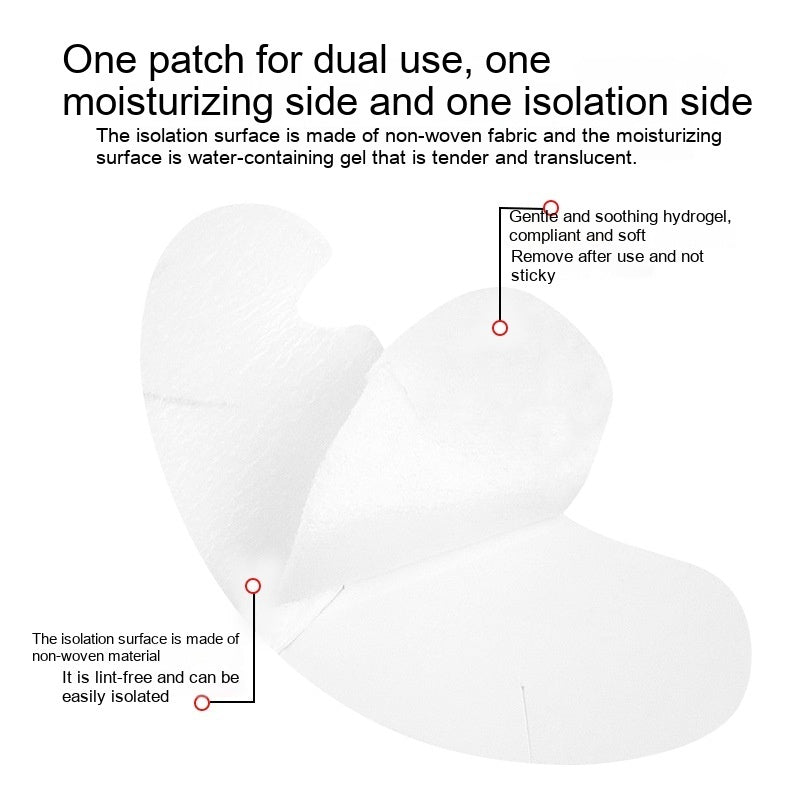 Eyelash Hydrogel Pearlescent Patch in Gold Pink Purple Fox Packaging - Teleplus Planting planting eyelash hydrogel