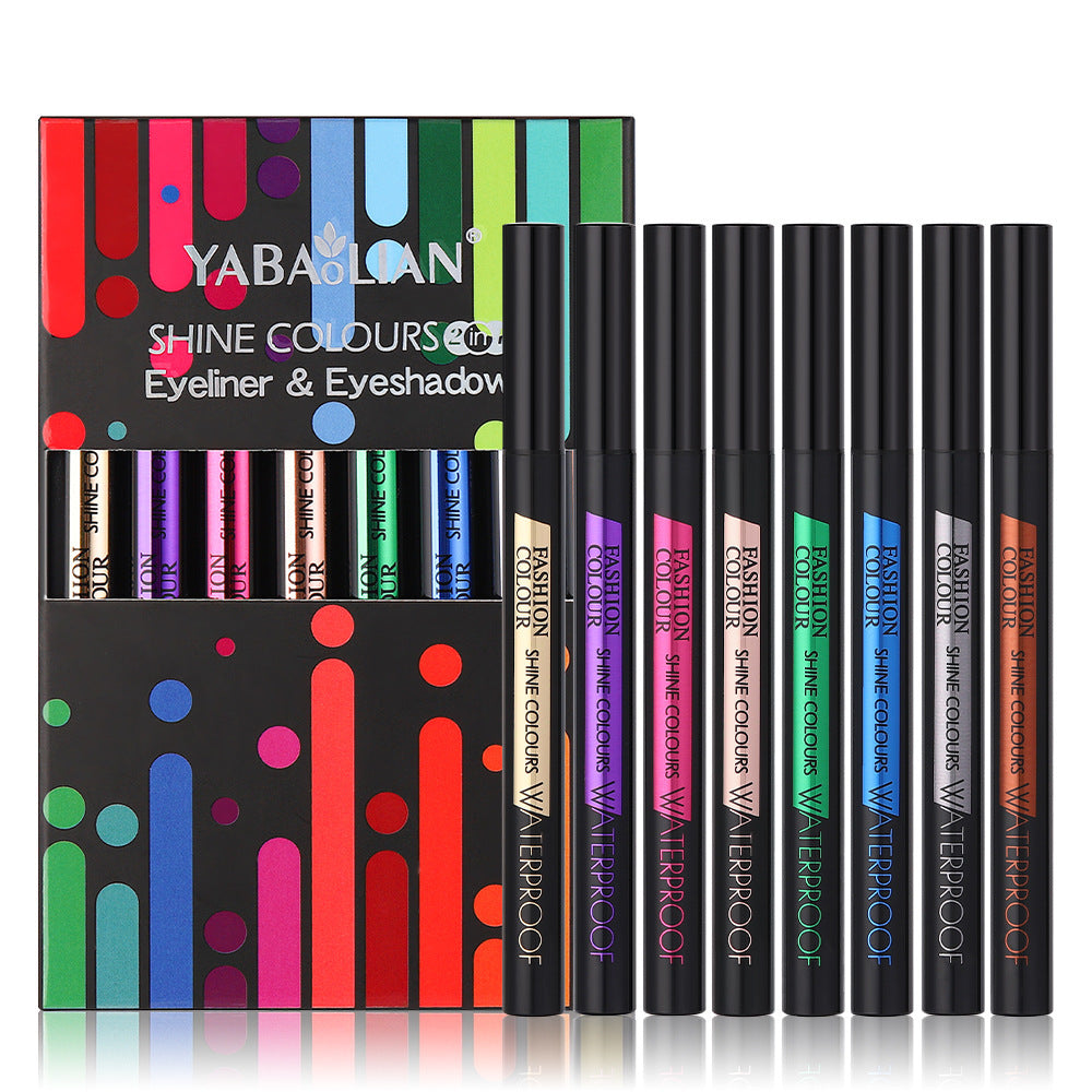 Eyeliner Pearl Color Waterproof Brightening Shelf with Multiple Shades for Makeup - Teleplus eyeliner pearl color