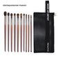 Eyeshadow Brush Set with Fine Guangfeng Wool and Mesh Storage Bags - eyeshadow brush set fine guangfeng wool super
