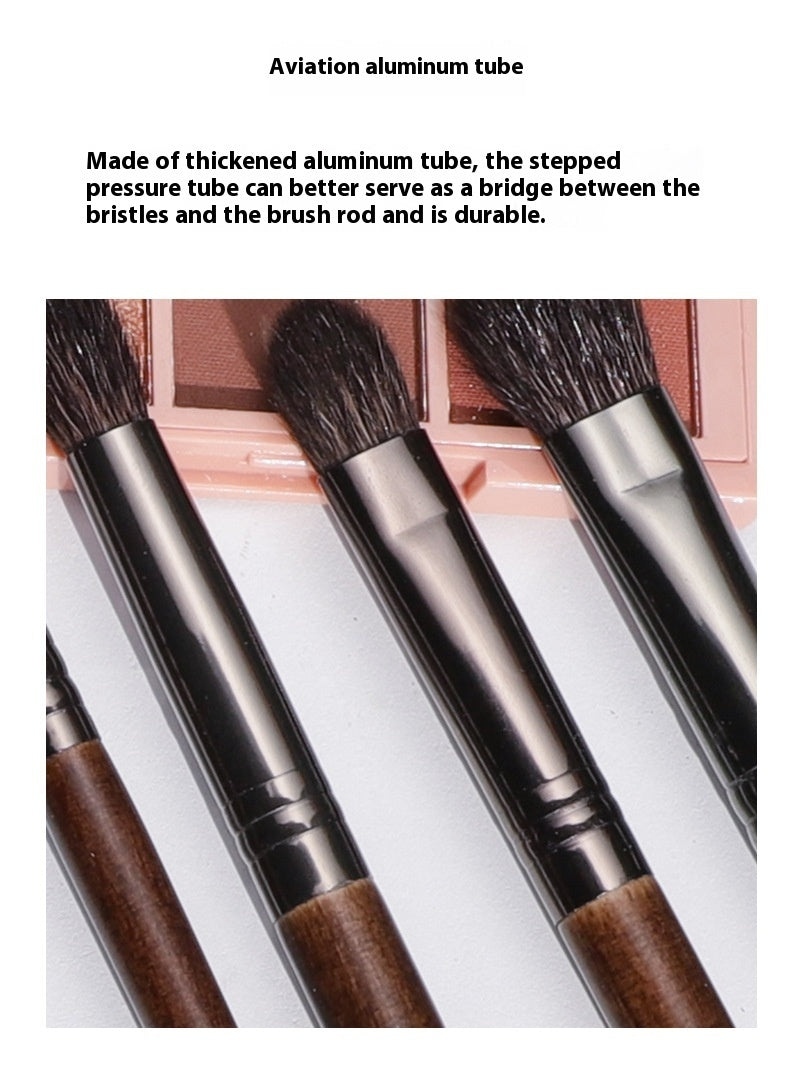 Eyeshadow Brush Set with Fine Guangfeng Wool and Mesh Storage Bags - eyeshadow brush set fine guangfeng wool super