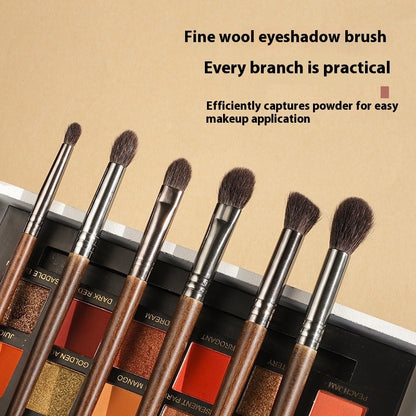Eyeshadow Brush Set with Fine Guangfeng Wool and Mesh Storage Bags - eyeshadow brush set fine guangfeng wool super