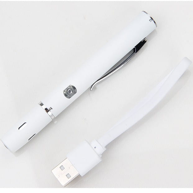 Medical Flashlight USB with Check Pupil Pen and LED Light Source
