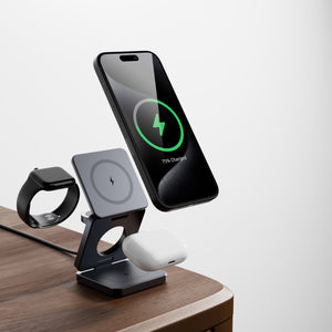 Three-in-one Magnetic Wireless Charger - Charge All the Things with Our Wireless Charger Wonder