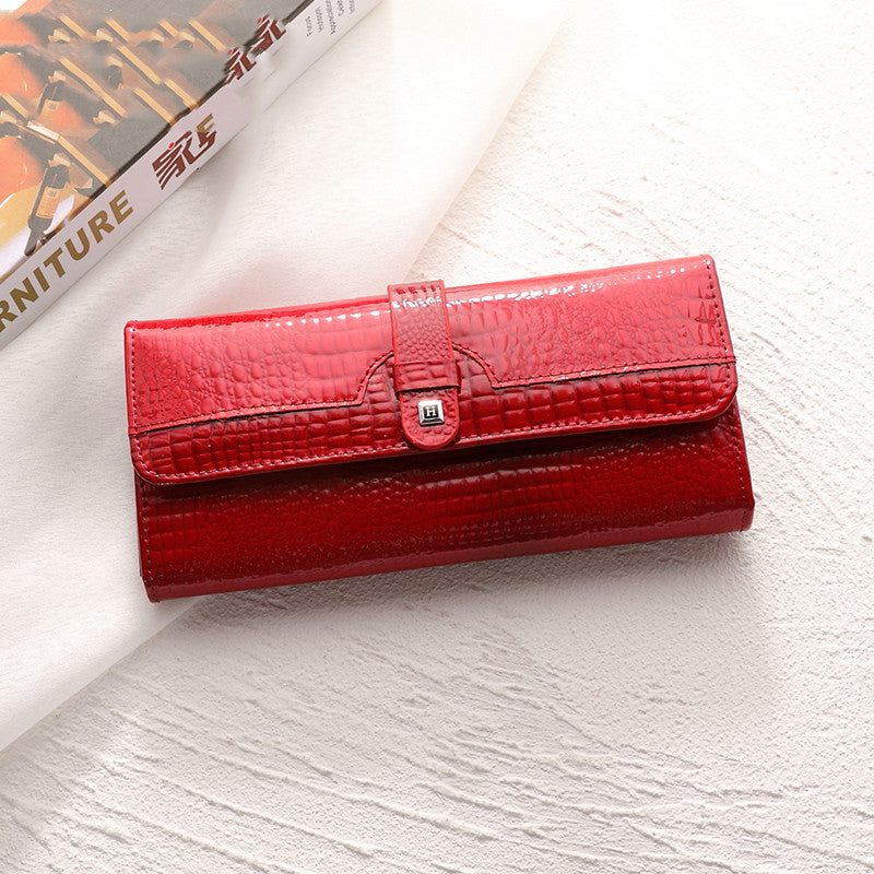 Women’s Summer New Bright Leather Wallet - Brighten Up Your Summer with a Snazzy Wallet