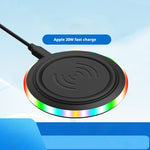 Ultra-thin Round 10W Desktop Wireless Phone Charger - Charge Like a Boss with Ultra-thin Wireless Magic