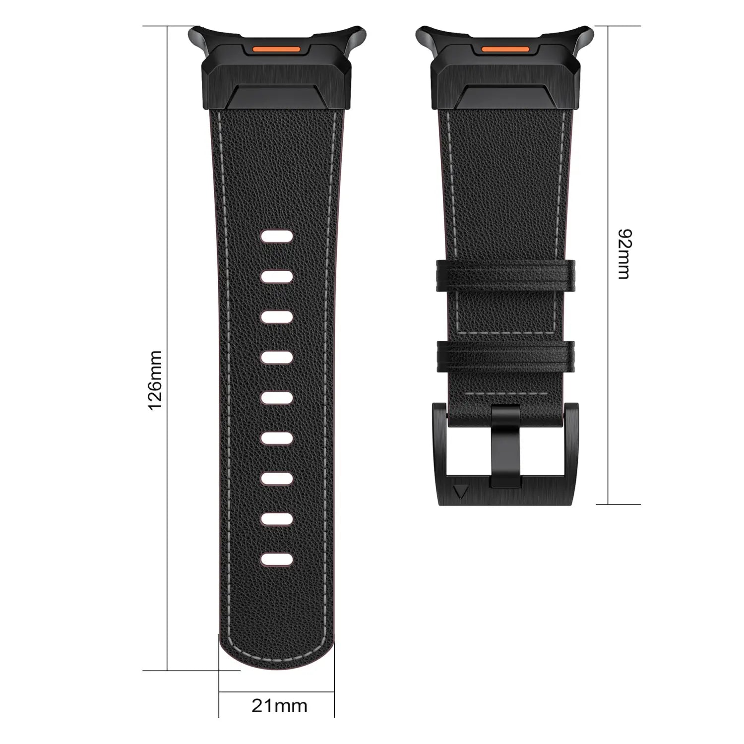 Simple Leather Strap Functional Watch7 Strap