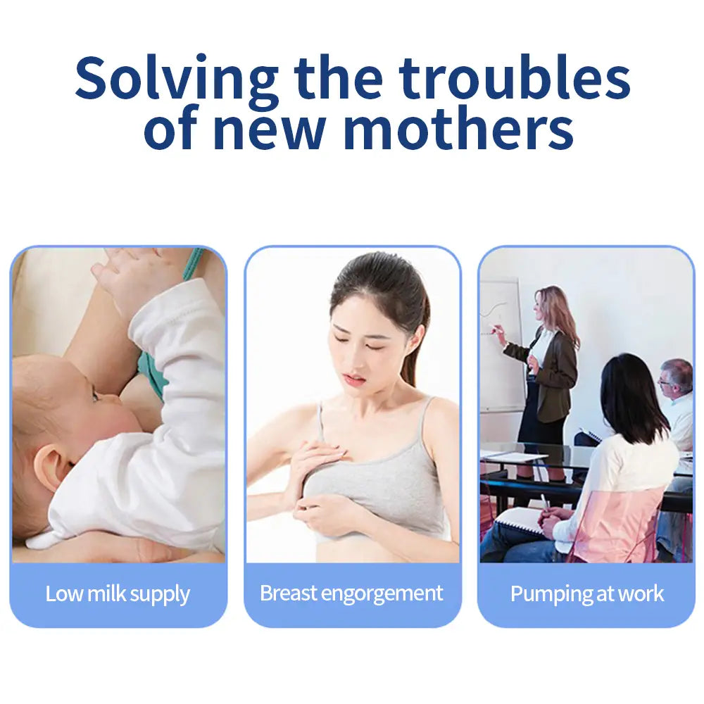 Wearable Electric Breast Pump for Hands-Free Breastfeeding and Convenience