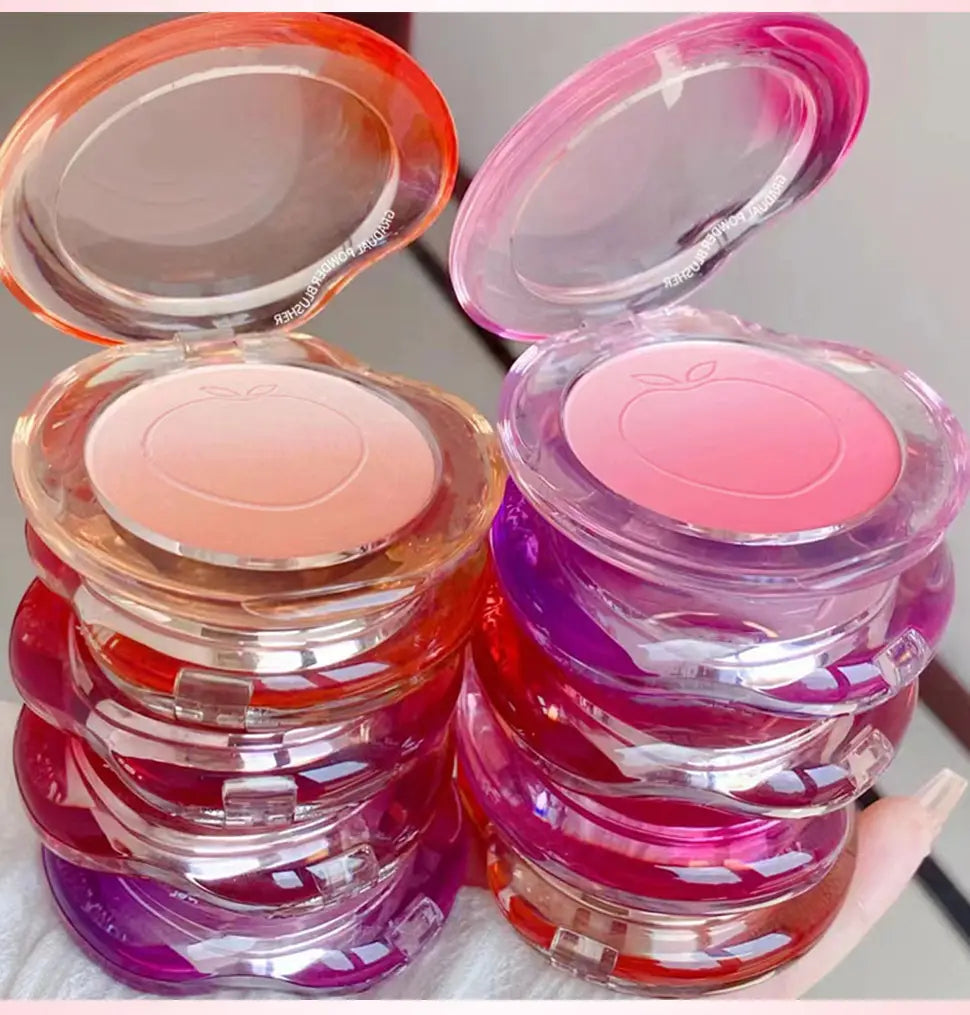 Long Lasting Powder Blush for Dry Skin Natural Rouge Makeup Palette 5g