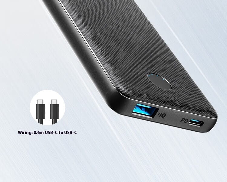 Banc Cumhachta Iniompartha 10000Mah USB A1245 Pacáiste Battery Dlúth Muirearú Fast