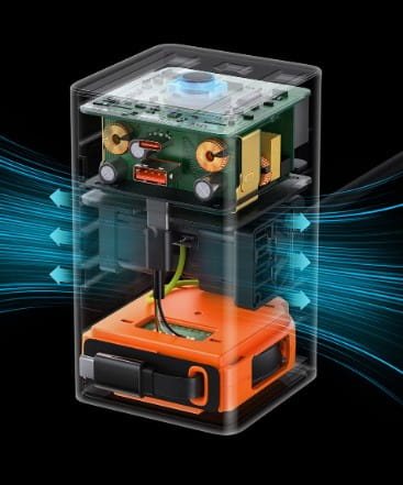 Miliboo GAN 65W Power Strip with Type-C Black