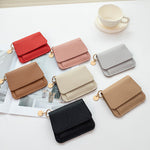 Women’s Short Chic Multiple Card Slots Magnetic Snap Wallet