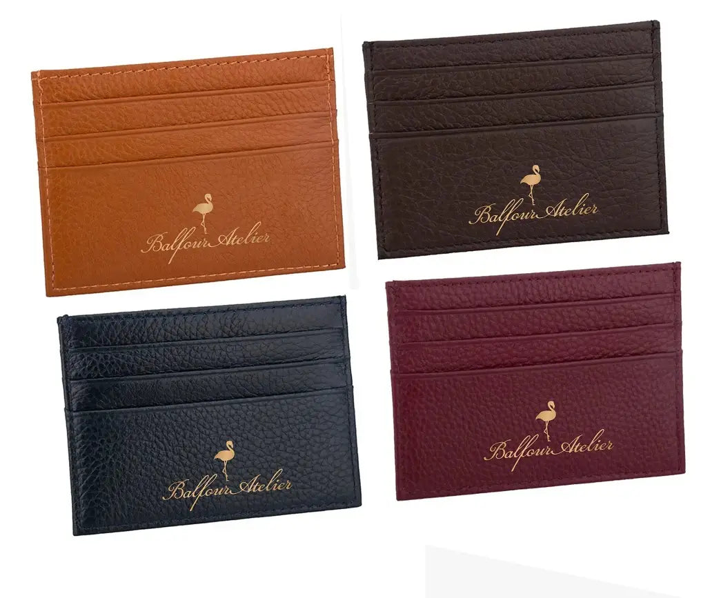 Sparán leathair fíor atá leagtha síos d'fhir agus do mhná dath soladach cowhide