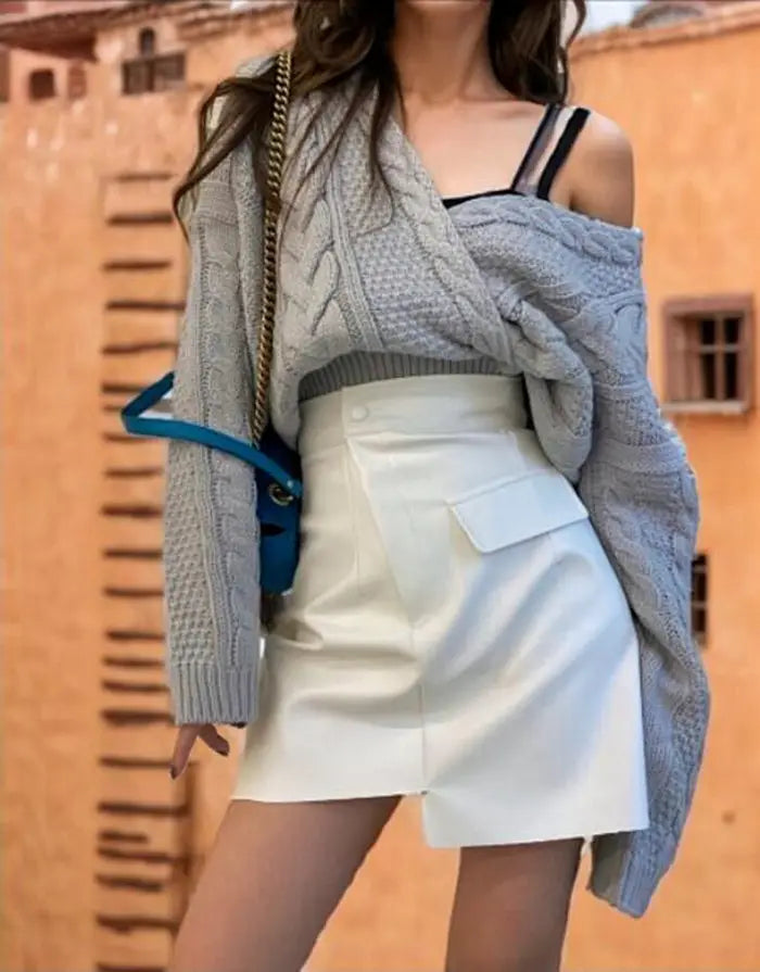 3D effekt alpakka fleece pullover genser raglan erme streetwear unisex