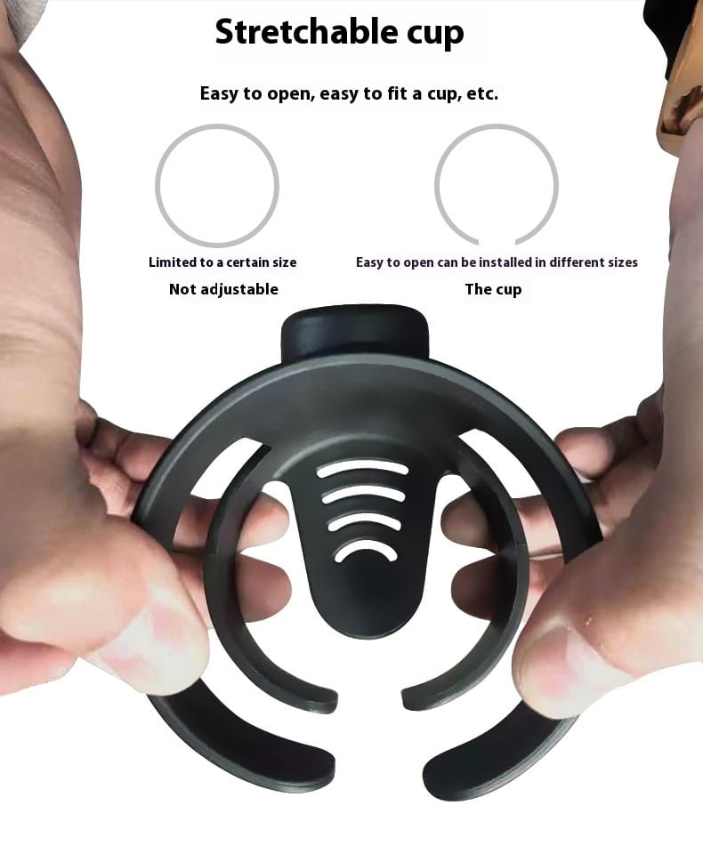 Plastic Baby Bottle Holder in Black and Mint Green for the United States