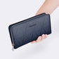 Men’s Long Clutch Polyester Wallet - Manly Clutch Wallet for Chasing Cash and Style