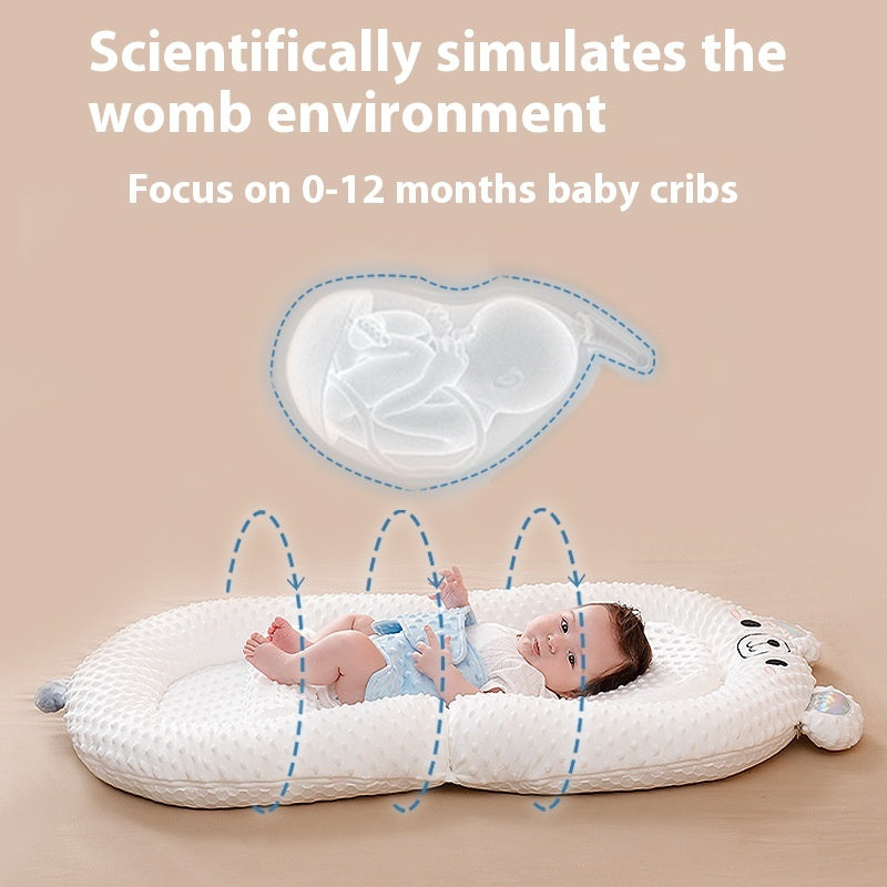 Baby Suit Newborn Bionic Bed Movable Pressure Portable - Bionic Baby Suit Bed for Small Pink Rabbit Dreams