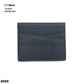 Leather Oil Edge Oblique Thin Bank Card Holder Soft Cowhide Document Package - Sleek Cowhide Wallet for Cards and Laughs