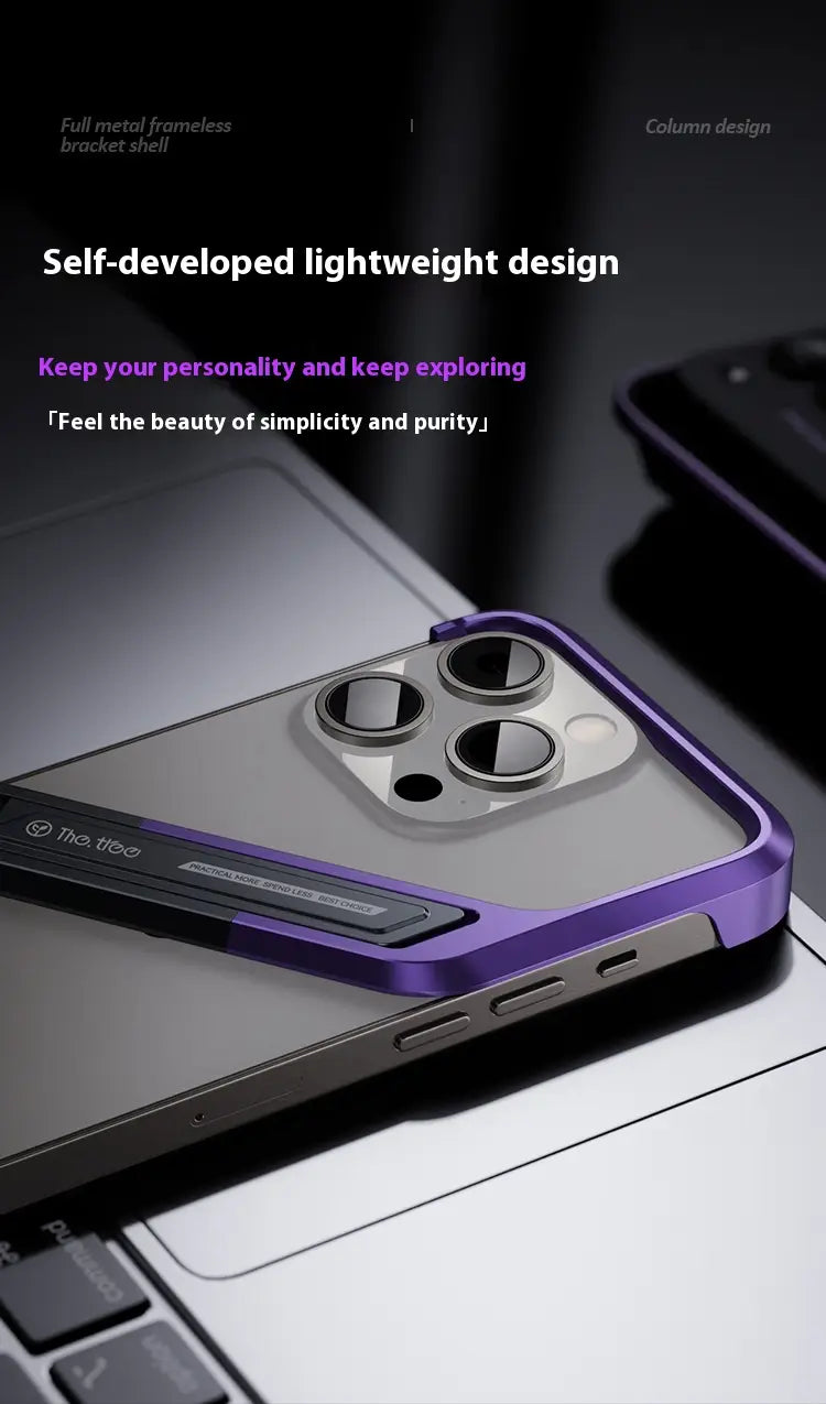 Applicable Pivot Half Pack Aluminum Alloy Phone Shockproof Bracket for Apple