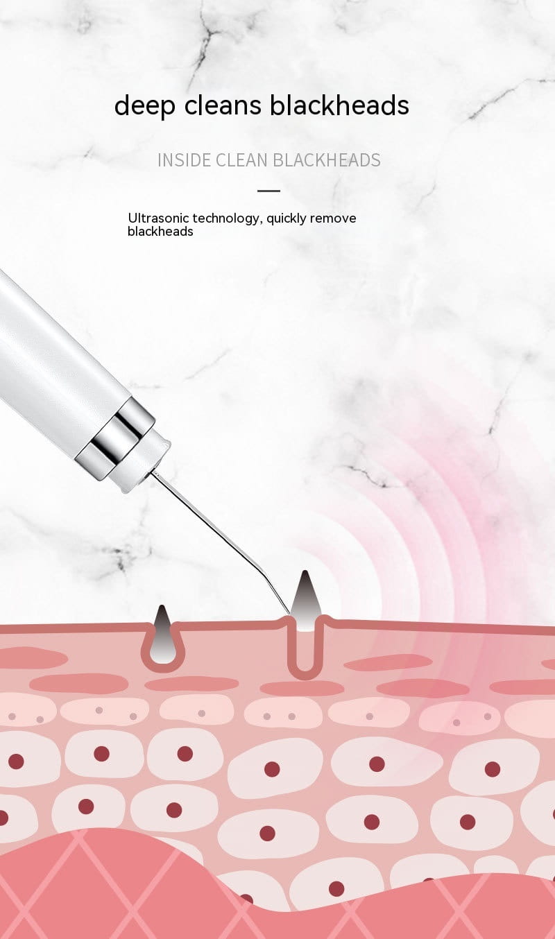 Household Beauty Ultrasonic Skin Cleaner Blackhead Remover