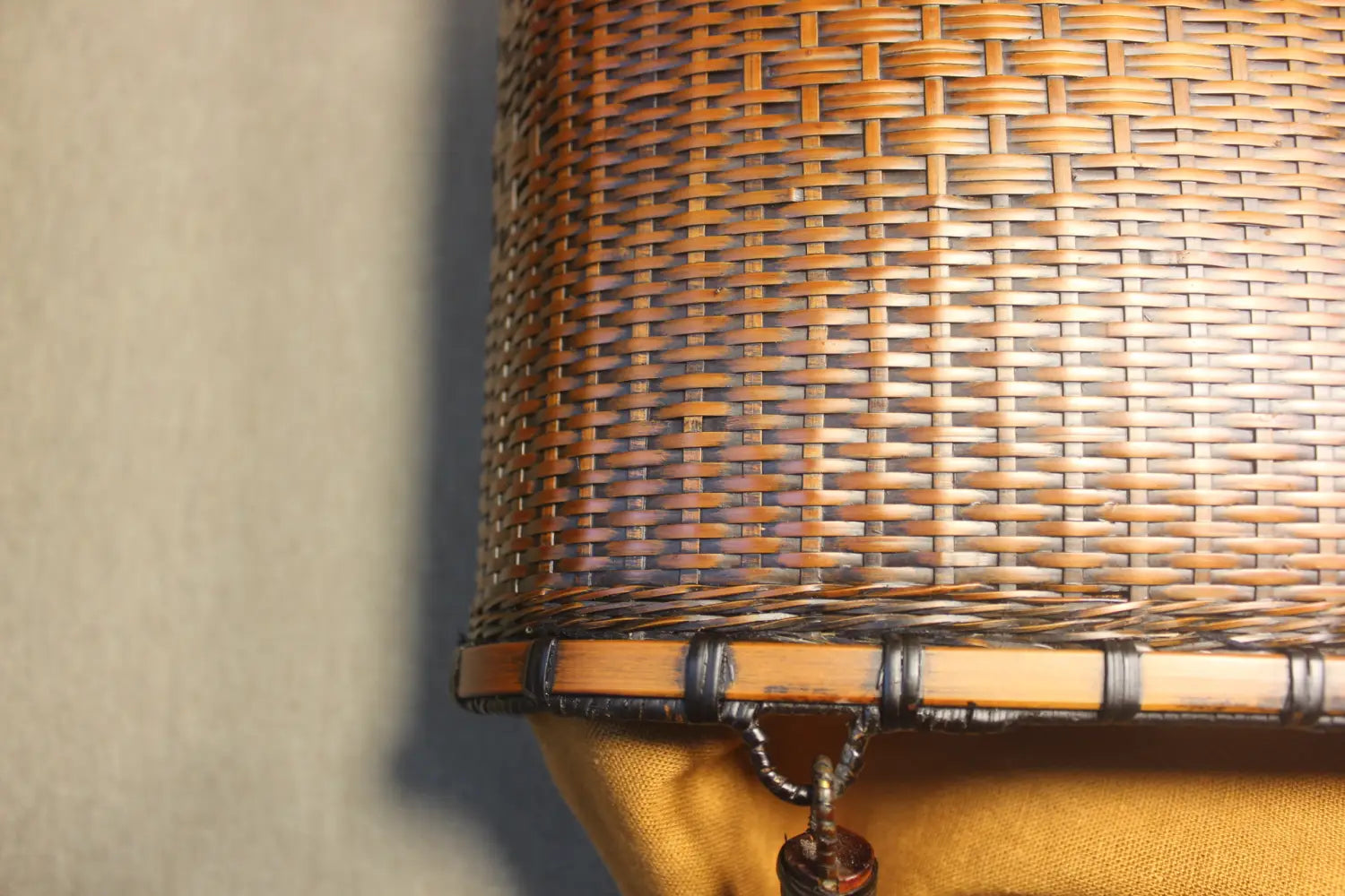 Chinese Style Bamboo Storage Box for Beach Weaving Handbag Organization