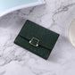 Short Style Solid Color Three Fold Student Coin Purse Female - Purse So Short It Can’t Hold Long Stories