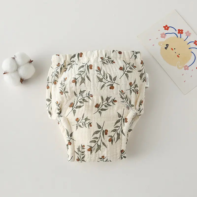 Bubble Training Pants with Gauze Diaper for Ring Urine Toddler