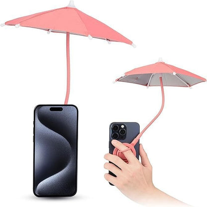 Mini Mobile Phone Anti-glare Motorcycle Umbrella