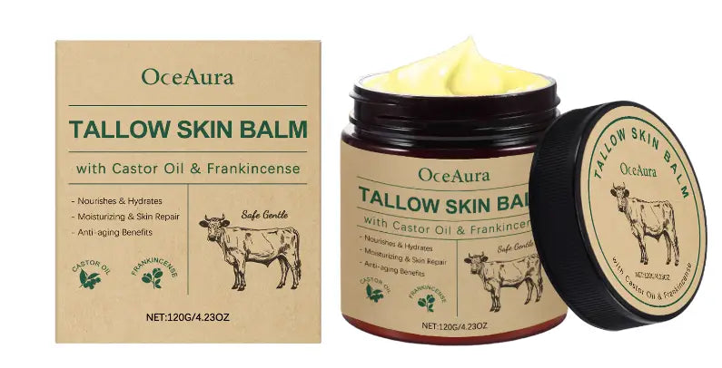 Moisturizing Cream with Glycerin Castor Oil Frankincense and Tallow