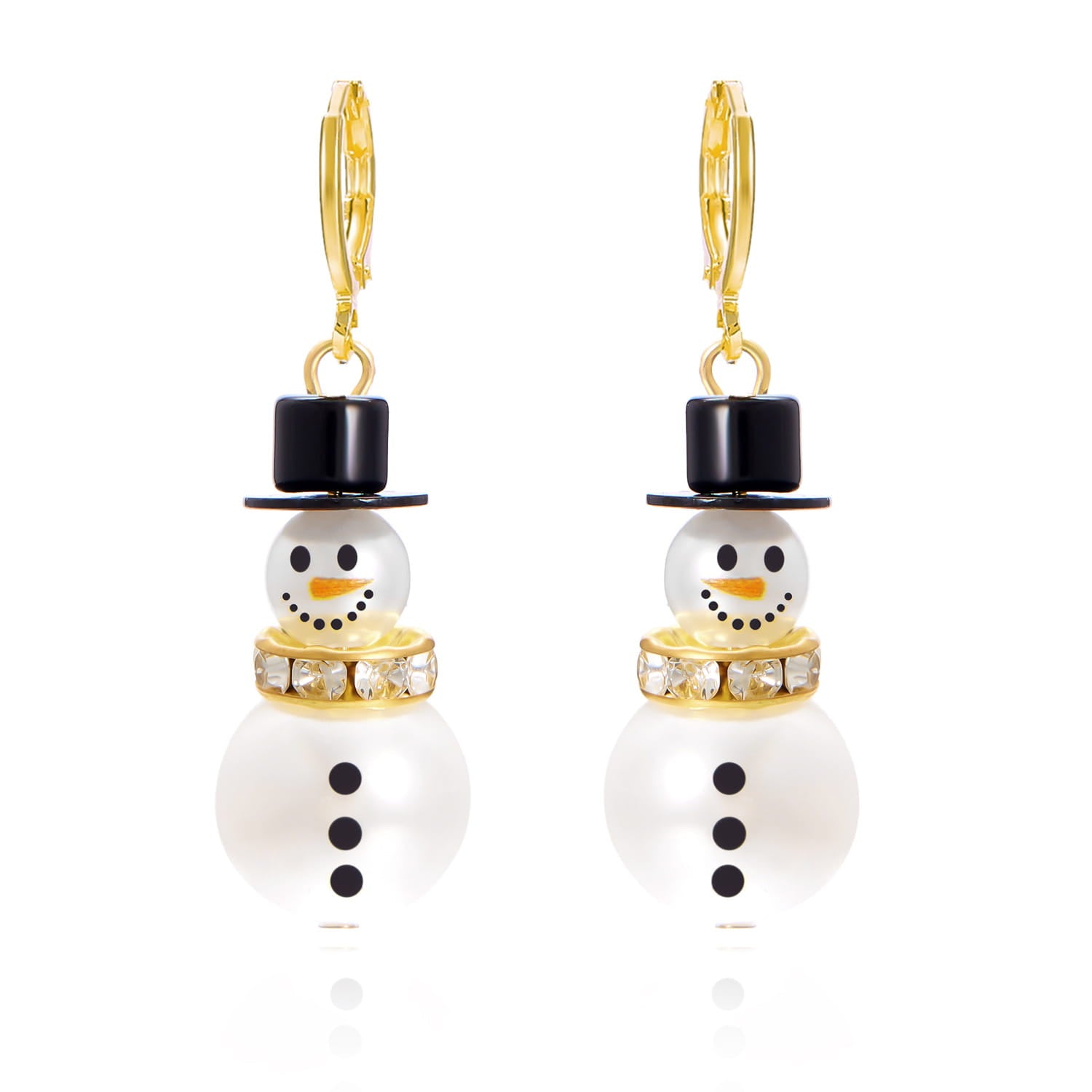 Women’s Fashion Christmas Snowman Pendant Earrings