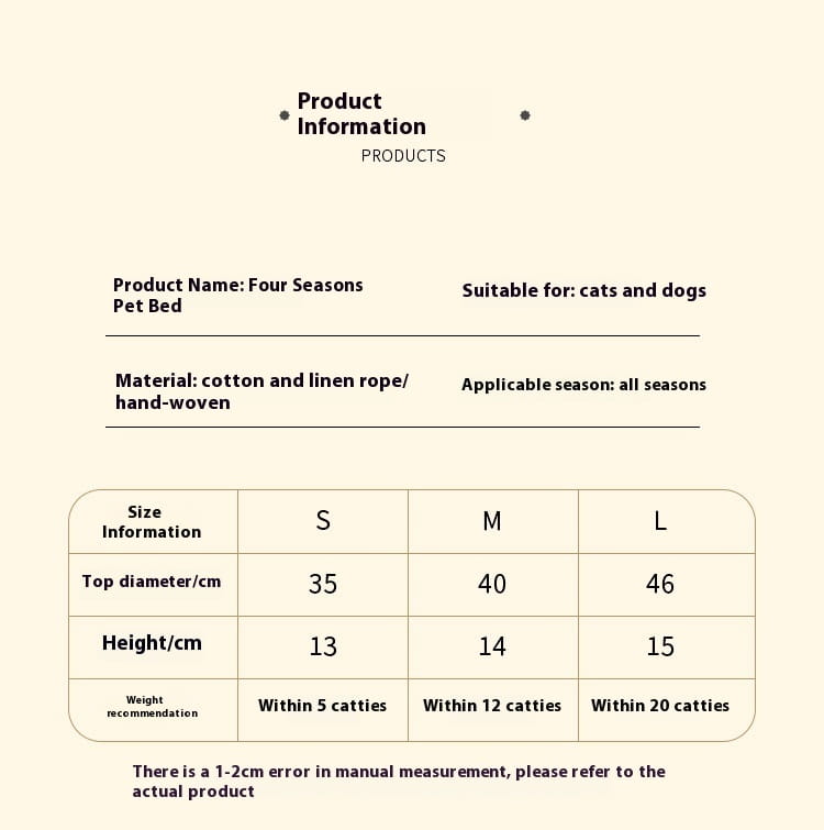 Leaba agus Mata Nead Féin-Hi Cat Pink Cat do Chait Peataí Beaga