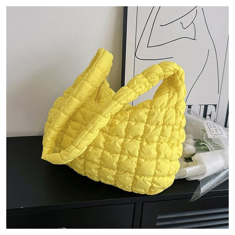 Pleated Cloud Bag Fashion Shoulder Portable Large Polyester Daily Match