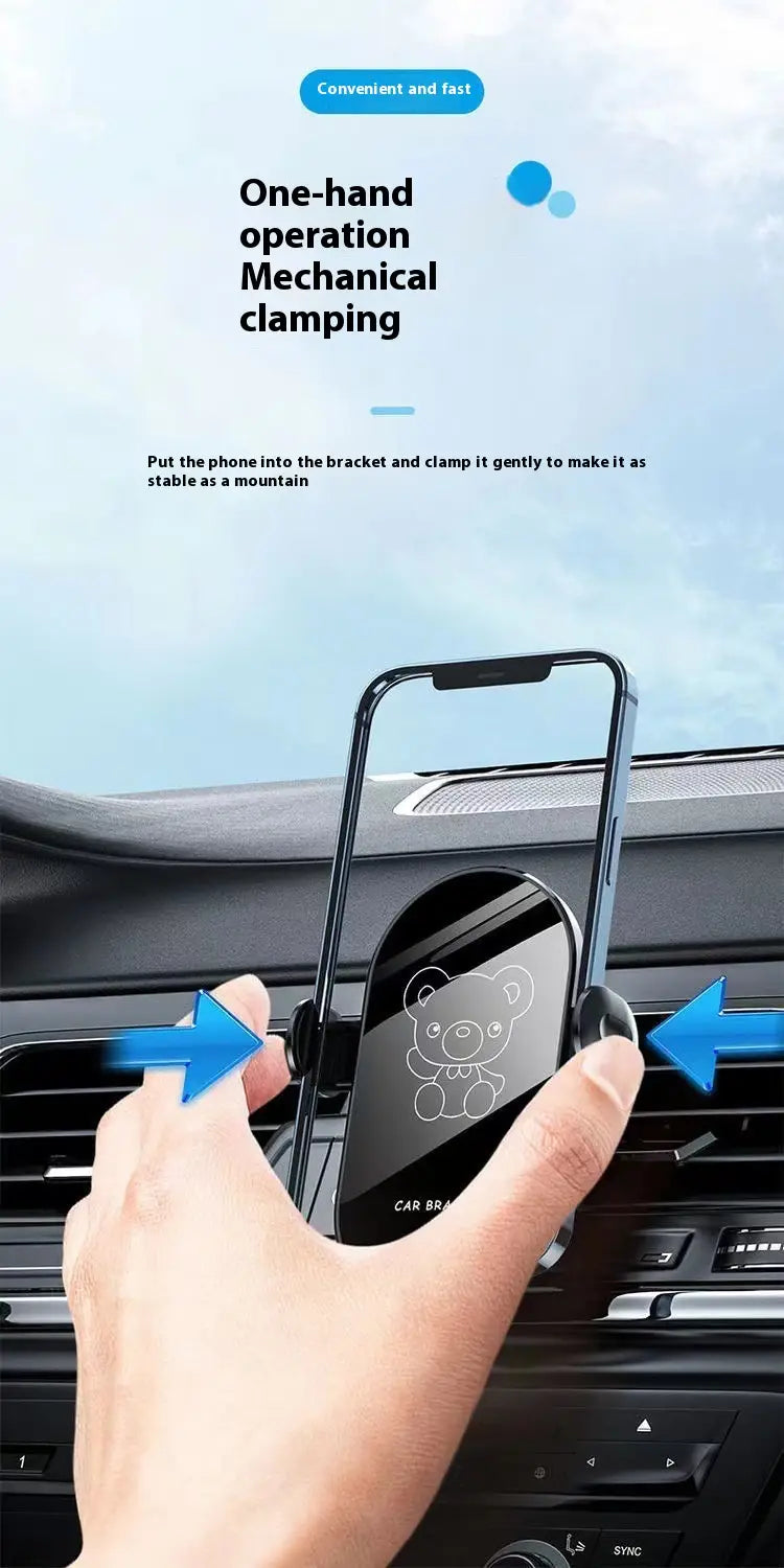 Car Mount Holder for Mobile Phones Cartoon Multifunctional Accessory