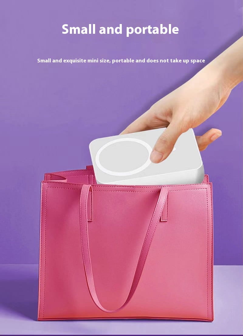 Banc Cumhachta Maighnéadach Plaisteach Plaisteach Bán agus Dubh le Dearadh Cruthaitheach