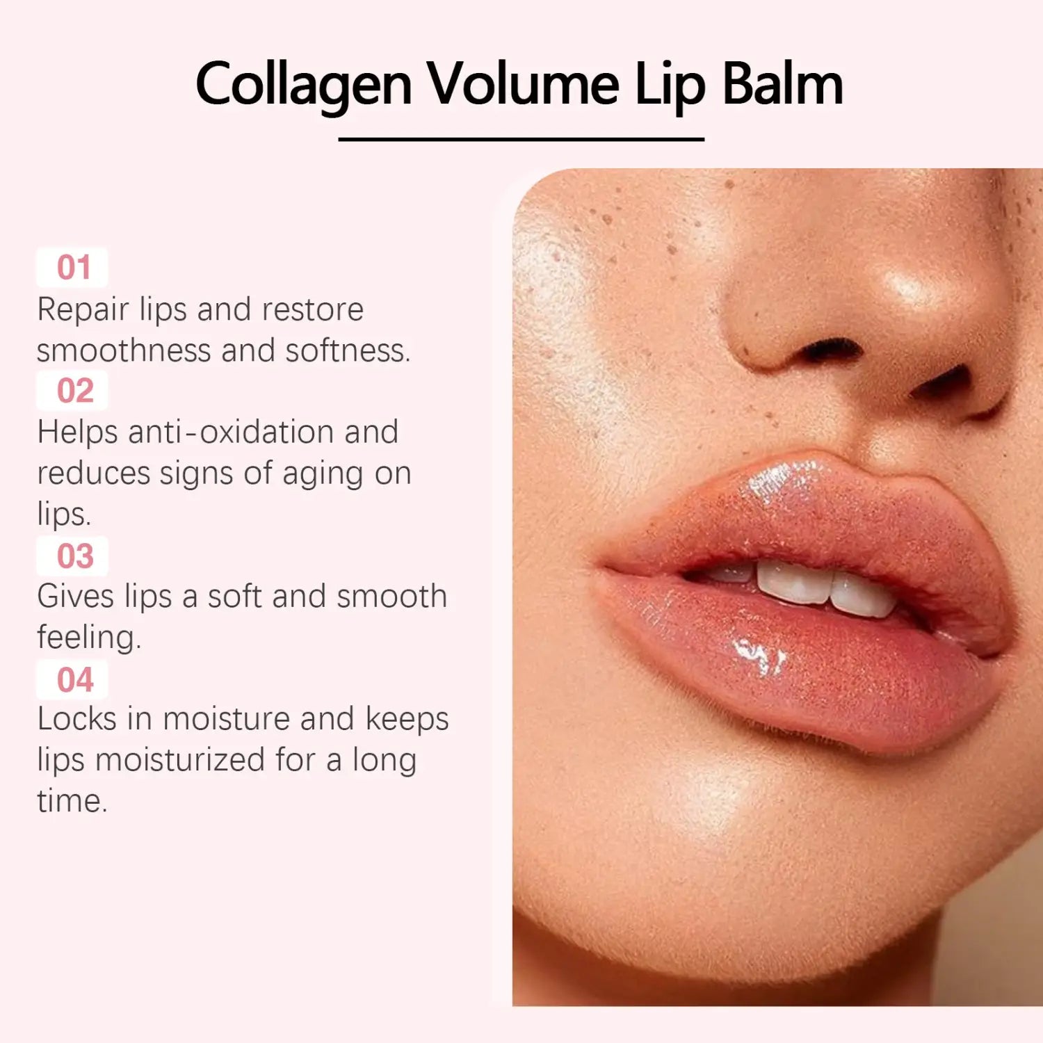 Moisturizing Lip Balm with Deep Hydrating Formula and Mild Ingredients